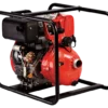Firefighter Twin Impeller High Pressure (3600 rpm) equipped with Yanmar L100 elec start engine (no battery or leads included) In deluxe roll frame